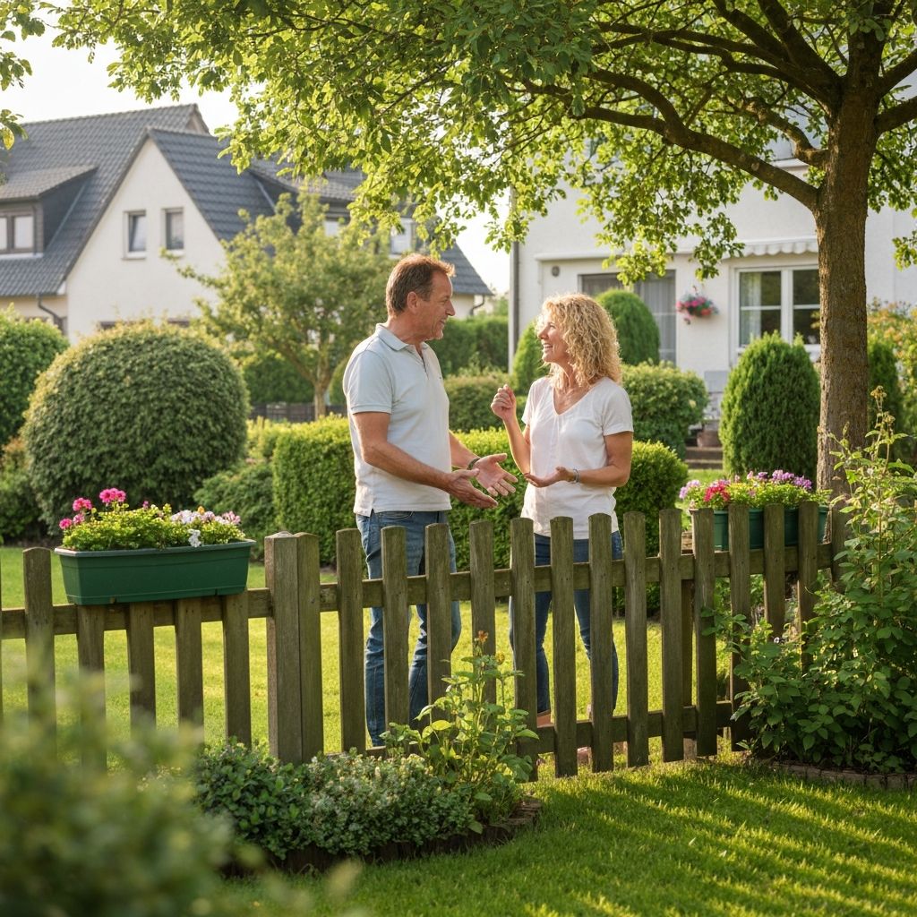 Nachbarn im Gespräch